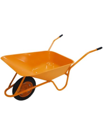 Тачка одноколесная грузоподъемность 120 кг объем 90 л садовая-строительная ТСО-02, фото , изображение 2 - Метэкс