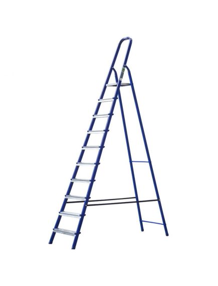 Стремянка 10 ступеней стальная Сибртех 97850 СНЯТО С ПРОИЗВОДСТВА, фото , изображение 3 - Метэкс