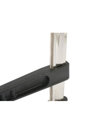 Струбцина F-образная 300 х 120 х 405 мм двойной упор MATRIX 20412, фото , изображение 3 - Метэкс