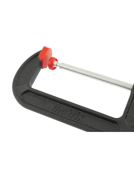 Струбцина G-образная 100 мм MATRIX 20604, фото , изображение 3 - Метэкс