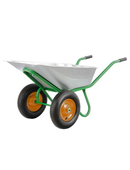 Тачка двухколесная грузоподъемность 320 кг объем 100 л садовая-строительная усиленная Palisad, фото , изображение 5 - Метэкс