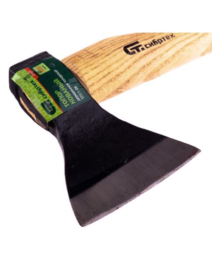 Топор 600 г в сборе кованый деревянное топорище СИБРТЕХ 21617, фото , изображение 2 - Метэкс