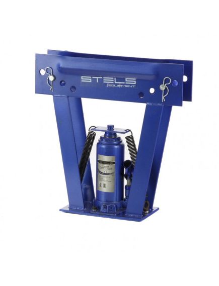 Трубогиб гидравлический 8 т в комплекте с башмаками 1/2-1 пластиковый кейс STELS 18115, фото , изображение 4 - Метэкс