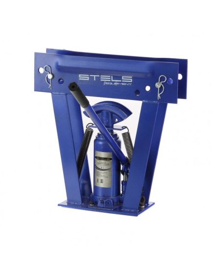 Трубогиб гидравлический 8 т в комплекте с башмаками 1/2-1 пластиковый кейс STELS 18115, фото , изображение 7 - Метэкс