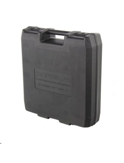 Трубогиб гидравлический 8 т в комплекте с башмаками 1/2-1 пластиковый кейс STELS 18115, фото , изображение 8 - Метэкс