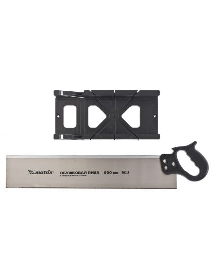 Стусло пластиковое 300 х 100 мм + пила 500 мм MATRIX 22540, фото , изображение 2 - Метэкс