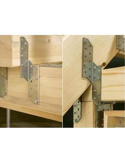 Держатель балки DB 290 х 40 х 40 мм левый, фото , изображение 2 - Метэкс