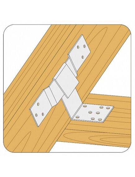 Опора стропил скользящая KUCIS 200х90х40, фото , изображение 2 - Метэкс