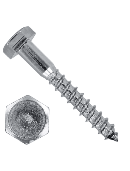 Шуруп сантех. GL 6х30 (глухарь), фото , изображение 3 - Метэкс