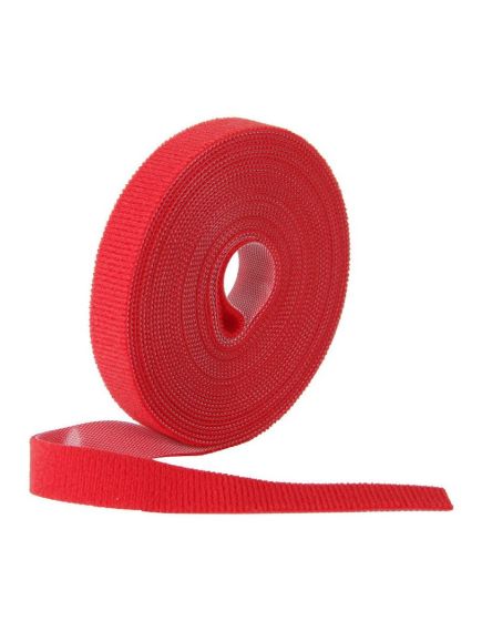 Лента велькро красный ЛВУ 205, фото , изображение 2 - Метэкс