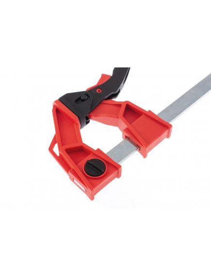 Струбцина реечная быстрозажимная усиленная рычажно-храповой механизм 200 х 100 х 351 мм MATRIX 20726, фото , изображение 2 - Метэкс