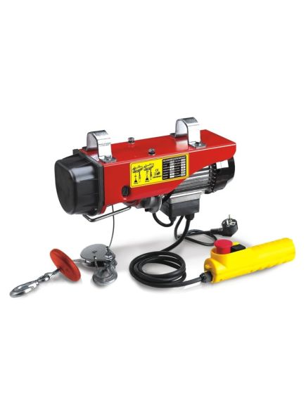 Таль электрическая с тележкой (250/500 кг, 12/6 м, 1000 Вт, 220 В) ТОР 1047549, фото , изображение 2 - Метэкс