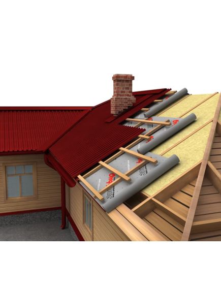 Пленка Ондутис гидро-ветрозащитная Ондутис SA 130 (75м2), фото , изображение 2 - Метэкс