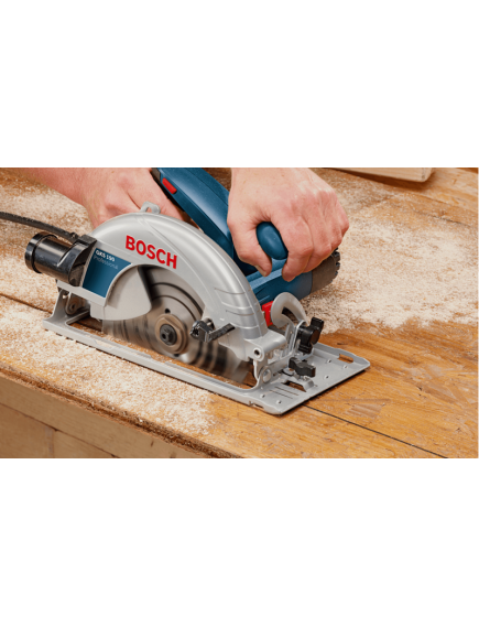 Пила дисковая BOSCH (190 мм, 1400 Вт) GKS 190 (0601623000), фото , изображение 11 - Метэкс