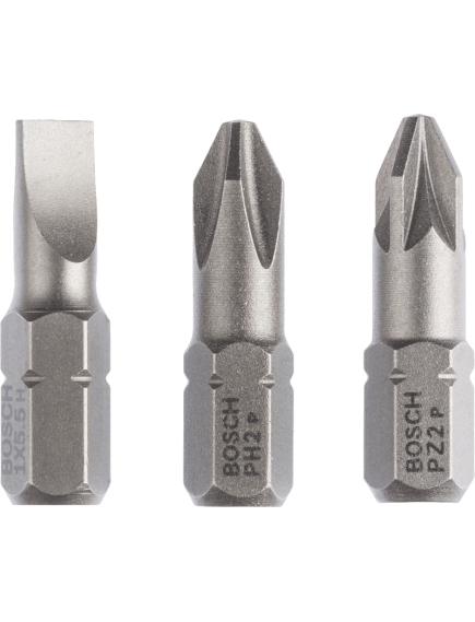 Бита SL-PH-PZ 3 шт SET ХН BOSCH 2607001766, фото , изображение 2 - Метэкс