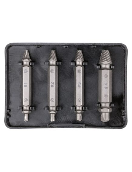 Набор экстракторов 4 шт двухсторонние FIT 36452, фото , изображение 2 - Метэкс