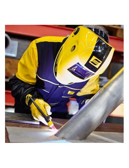 Маска сварщика ESAB WARRIOR TECH 9-13DIN желтая  "Хамелеон" 0700000401, фото , изображение 3 - Метэкс