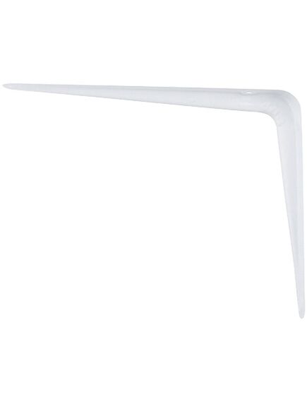 Кронштейн угловой с ребром 200х250 мм белый, фото , изображение 2 - Метэкс