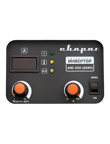 Инвертор сварочный ARC 250 (Z285) СВАРОГ 00000088137, фото , изображение 3 - Метэкс