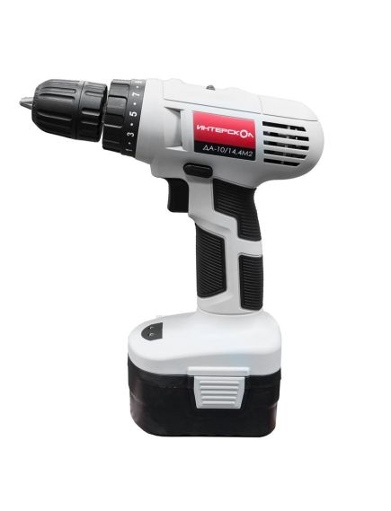 Дрель-шуруповерт аккум. ИНТЕРСКОЛ (2 а/б 1,3А*ч 14,4В, ЗУ) ДА-10/14,4М2 (217.0.2.00), фото , изображение 3 - Метэкс