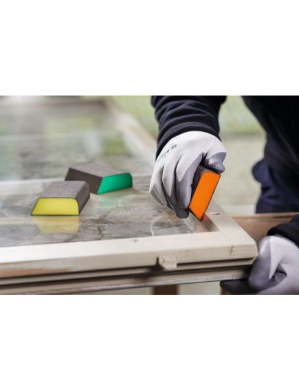 Губка для шлифования 69 х 97 х 26 мм Fine BOSCH 2608608226, фото , изображение 2 - Метэкс