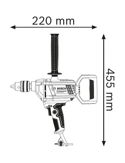 Дрель BOSCH (850 Вт) GBM 1600RE (06011B0000), фото , изображение 2 - Метэкс