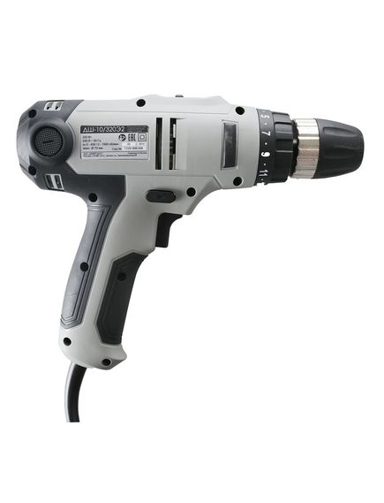 Дрель-шуруповерт ИНТЕРСКОЛ (320 Вт) ДШ-10/320Э2 (220.1.1.00), фото , изображение 3 - Метэкс