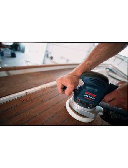 Шлифмашина эксцентриковая BOSCH (340 Вт) GEX 150 AC (0601372768), фото , изображение 3 - Метэкс