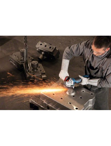 Шлифмашина угловая BOSCH (125 мм, 1700 Вт) GWX 17-125 S (06017C4002), фото , изображение 4 - Метэкс