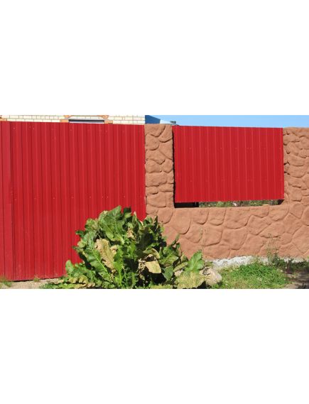 Профнастил С-8 0,5 1,20 RAL 3003 рубин, фото , изображение 3 - Метэкс