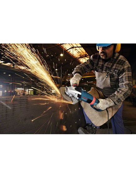 Шлифмашина угловая BOSCH (230 мм, 2600 Вт) GWS 26-230 LVI (0601895F04), фото , изображение 3 - Метэкс