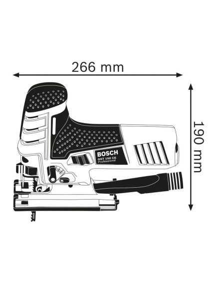 Электролобзик BOSCH (780 Вт) GST 150 CE (601512000), фото , изображение 2 - Метэкс