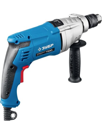 Дрель ударн. ЗУБР (1100 Вт) ЗДУ-1100 ЭРММ2 (ЗДУ-1100 ЭРММ2), фото , изображение 2 - Метэкс