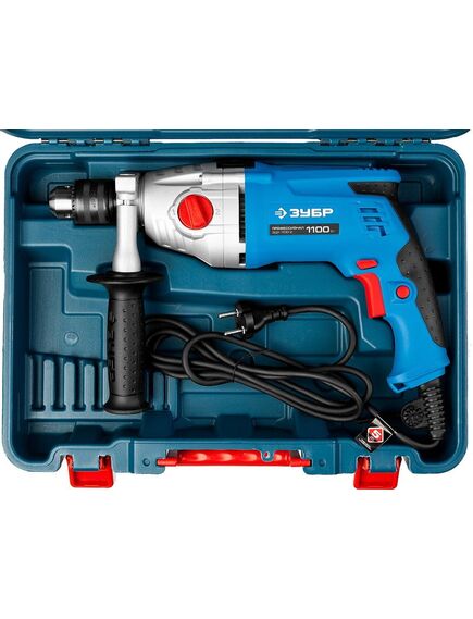Дрель ударн. ЗУБР (1100 Вт) ЗДУ-1100 ЭРММ2 (ЗДУ-1100 ЭРММ2), фото , изображение 10 - Метэкс