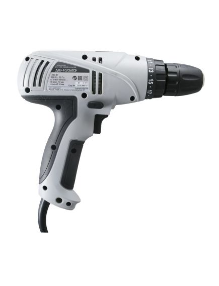 Дрель-шуруповерт ИНТЕРСКОЛ (260 Вт) ДШ-10/260Э (1012300000), фото , изображение 3 - Метэкс