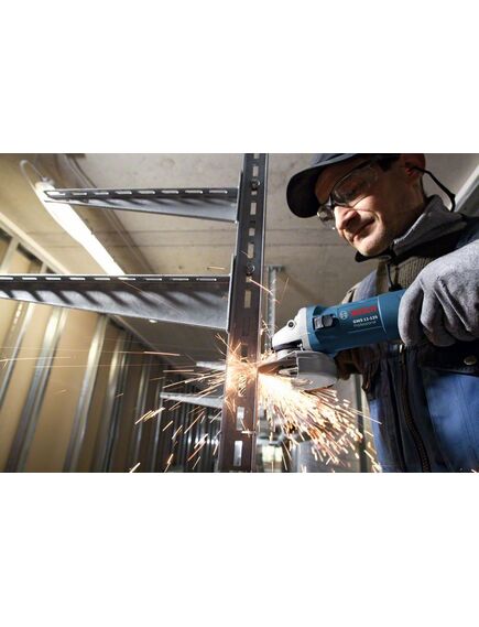 Шлифмашина угловая BOSCH (125 мм, 1100 Вт) GWS 11-125 (06017920R0), фото , изображение 5 - Метэкс