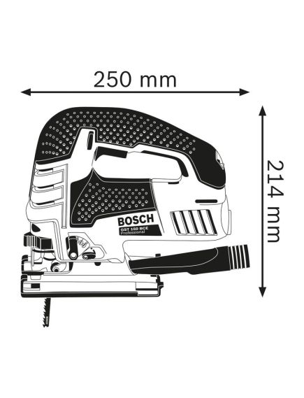 Электролобзик BOSCH (780 Вт) GST 150 BCE (0601513000), фото , изображение 2 - Метэкс