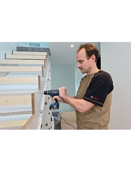 Дрель-шуруповёрт аккум. BOSCH (2 а/б 2А*ч 18В, ЗУ) GSR 18-2-LI Plus (06019E6120), фото , изображение 5 - Метэкс