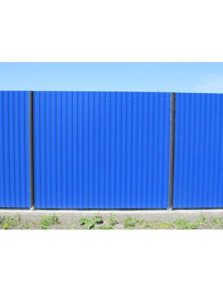 Профнастил С-8 0,5 1,20 RAL 5005 синий, фото , изображение 2 - Метэкс