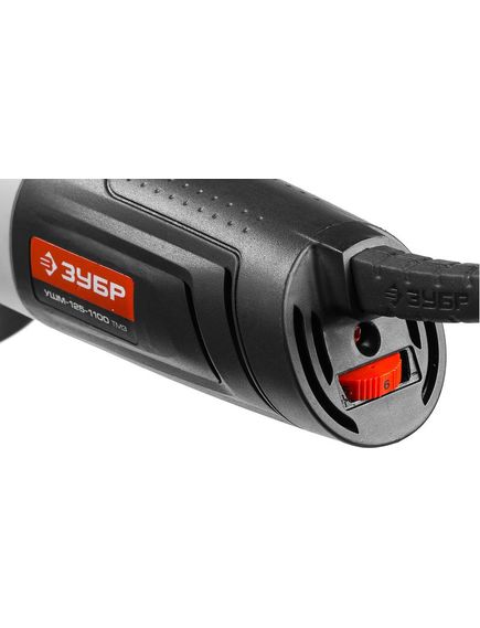 Шлифмашина угловая ЗУБР (125 мм, 1100 Вт) УШМ-125-1100 ТМ3 (УШМ-125-1100 ТМ3), фото , изображение 3 - Метэкс