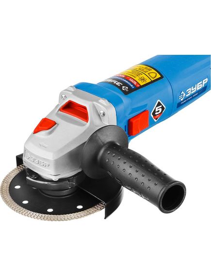 Шлифмашина угловая ЗУБР (125 мм, 1200 Вт) УШМ-П125-1200 ЭПСТ (УШМ-П125-1200 ЭПСТ), фото , изображение 4 - Метэкс