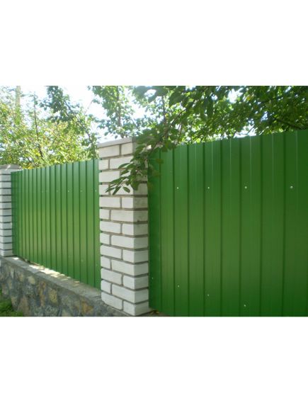 Профнастил С-8 0,5 1,20 RAL 6002 зеленая листва, фото , изображение 2 - Метэкс