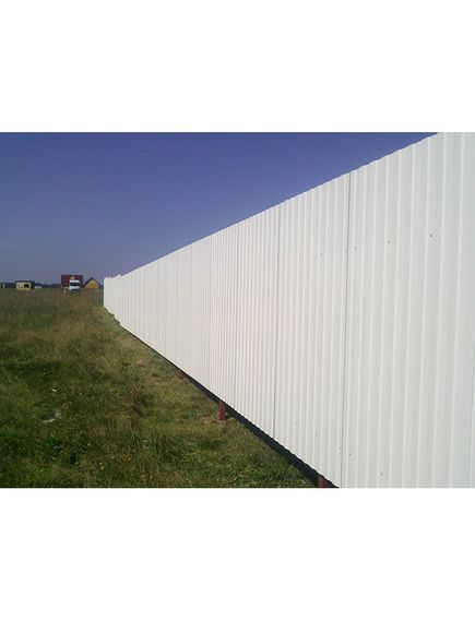 Профнастил С-8 0,5 1,20 RAL 9003 сигнально-белый, фото , изображение 2 - Метэкс