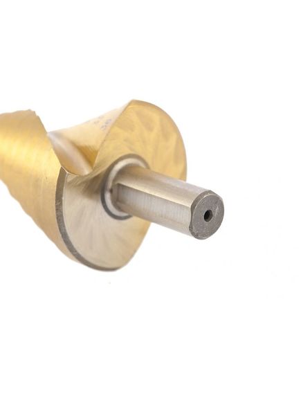 Сверло ступенчатое 9-36 мм 10 ступеней Р4М3 трёхгранный хвостовик MATRIX 72358, фото , изображение 2 - Метэкс