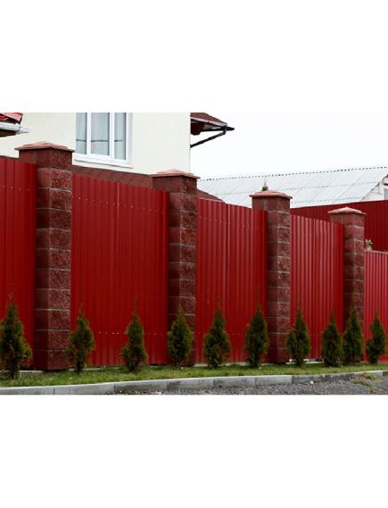 Профнастил С-8 0,5 1,20 RAL 3011 коричнево-красный, фото , изображение 3 - Метэкс