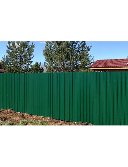 Профнастил С-8 0,5 1,20 RAL 6005 зеленый мох, фото , изображение 4 - Метэкс