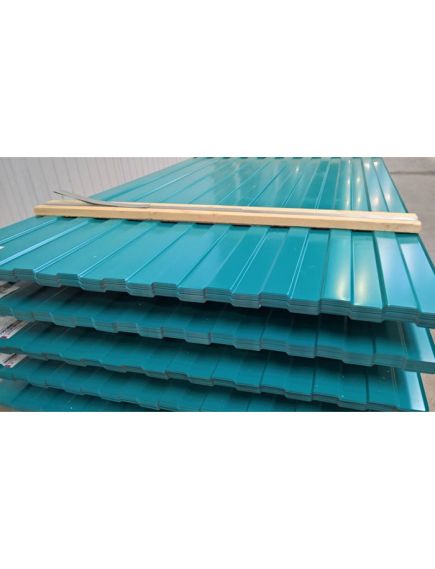 Профнастил С-8 0,5 1,20 RAL 5021 морская волна, фото , изображение 2 - Метэкс