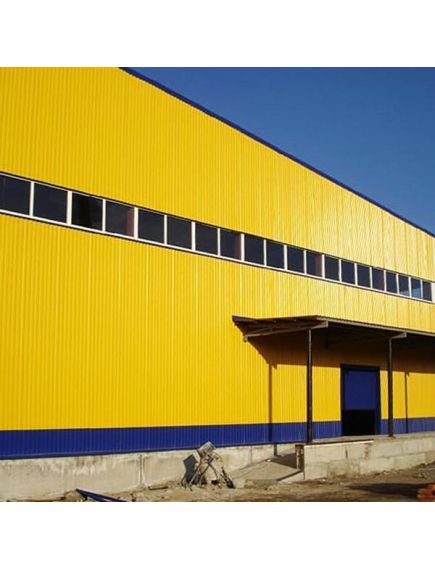 Профнастил С-8 0,5 1,20 RAL 1018 желтый, фото , изображение 2 - Метэкс