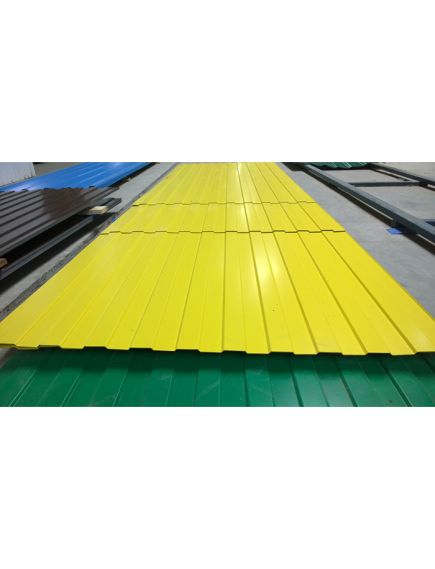 Профнастил С-8 0,5 1,20 RAL 1018 желтый, фото , изображение 3 - Метэкс