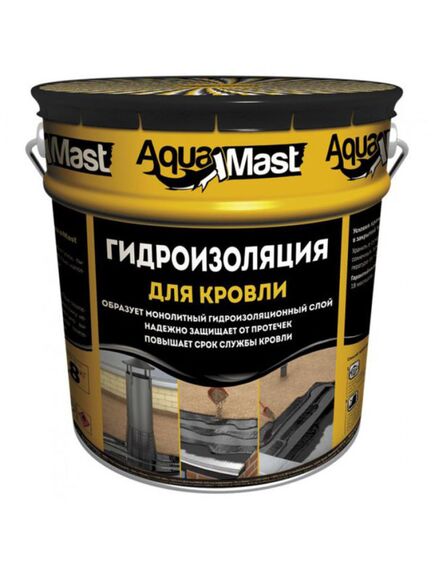 AquaMast кровля (18кг) мастика битумно-резиновая, фото  - Метэкс